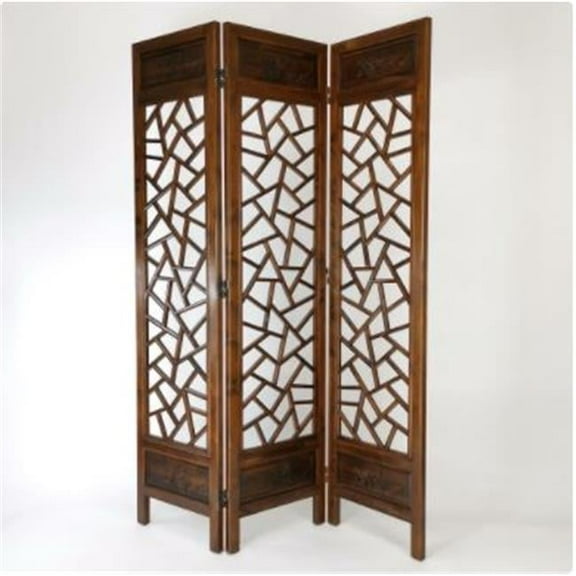 Wayborn 5322 54 x 1 x 75 in. Royal Heritage Screen, Brown