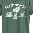 thumbnail image 3 of Peanuts - Outdoorsy Snoopy - Women's Short Sleeve Graphic T-Shirt, 3 of 7