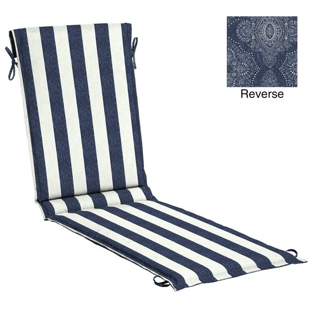 Better Homes Gardens Blue Pointelized Ogee Stripe 78 L X 22 W Outdoor Sling Chaise Lounge Cushion Com - Chaise Lounge Outdoor Cushions Blue Better Homes Gardens Blue Pointelized Ogee Stripe 78 L X 22 W Outdoor Sling Chaise Lounge Cushion Com - Chaise Lounge Outdoor Cushions Blue