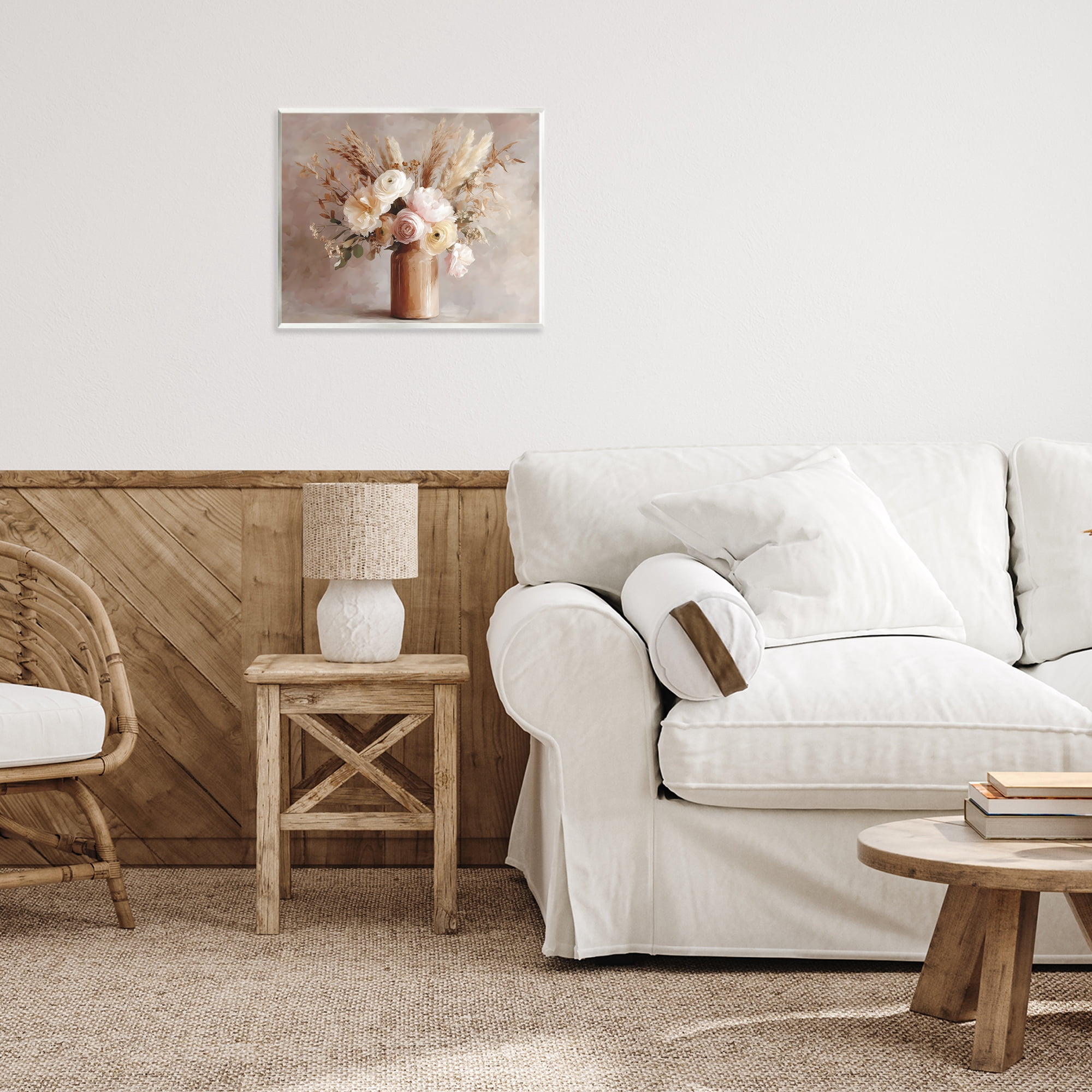Stupell Industries Elegant Wheat Bouquet in Vase Wall Plaque Art, design by Franklyn Gregory