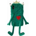 thumbnail image 1 of Fur Rabbit Compatible with iPhone 13 Pro, Cute Toy Warm Handmade Bunny Furry Soft Fur Diamond Plush Leopard Print Case Protective Covers (Plush Frog, 1 of 4