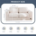 thumbnail image 2 of Puf MAXYOYO Giant para adultos con almohadas, color blanco, 2 of 9
