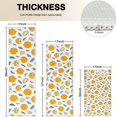 thumbnail image 4 of Yellow Lemon Fruit Slices White Pattern Kitchen Rugs Sets Of 3,Kitchen Runner Rugs Non Skid Washable,Decorative Kitchen Floor Mats for Kitchen,Sink,Laundry,17"x30"+ 17"x47" + 17"x59", 4 of 6