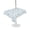 Sky Blue, White, Off-White, variant on Outdoor Tablecloth with Umbrella Hole for Patio/Picnic/Party/Camping, Light Blue Plaid Waterproof Table Cloth Rectangle Table Cover Washable, Modern Minimalist Check Stripes (60"x 84")