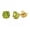 Rose Gold Plating, variant on Natural Peridot Stud, Round Shape art deco Peridot Stud, Silver 925 stud, 6 mm Round Stone, Woman Stud, Gift For her, solitaire Earring