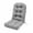 Light Gray, variant on JIAN YA NA Adirondack Rocking Chair Cushion, High Back Patio Chair Cushions, Water Resistant Outdoor Furniture Seat Pads with Ties (43x19x3 Inch, Dark Gray)