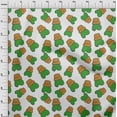 thumbnail image 4 of oneOone Cotton Flex Green Fabric Cactus Craft Projects Decor Fabric Printed By The Yard 40 Inch Wide, 4 of 5
