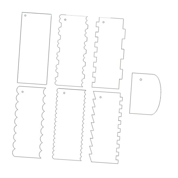 Cake Scraper Set DIY Icing Frosting Butter Cream Cake Decoration for