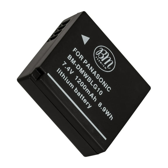 BM Premium DMW-BLG10 Battery for Panasonic Lumix DC-ZS80 DC-GX9 DC-LX100 II -ZS200 ZS70 DMC-GX80 GX85 ZS60 ZS100 GF6 DMC-GX7K DMC-LX100K Cameras