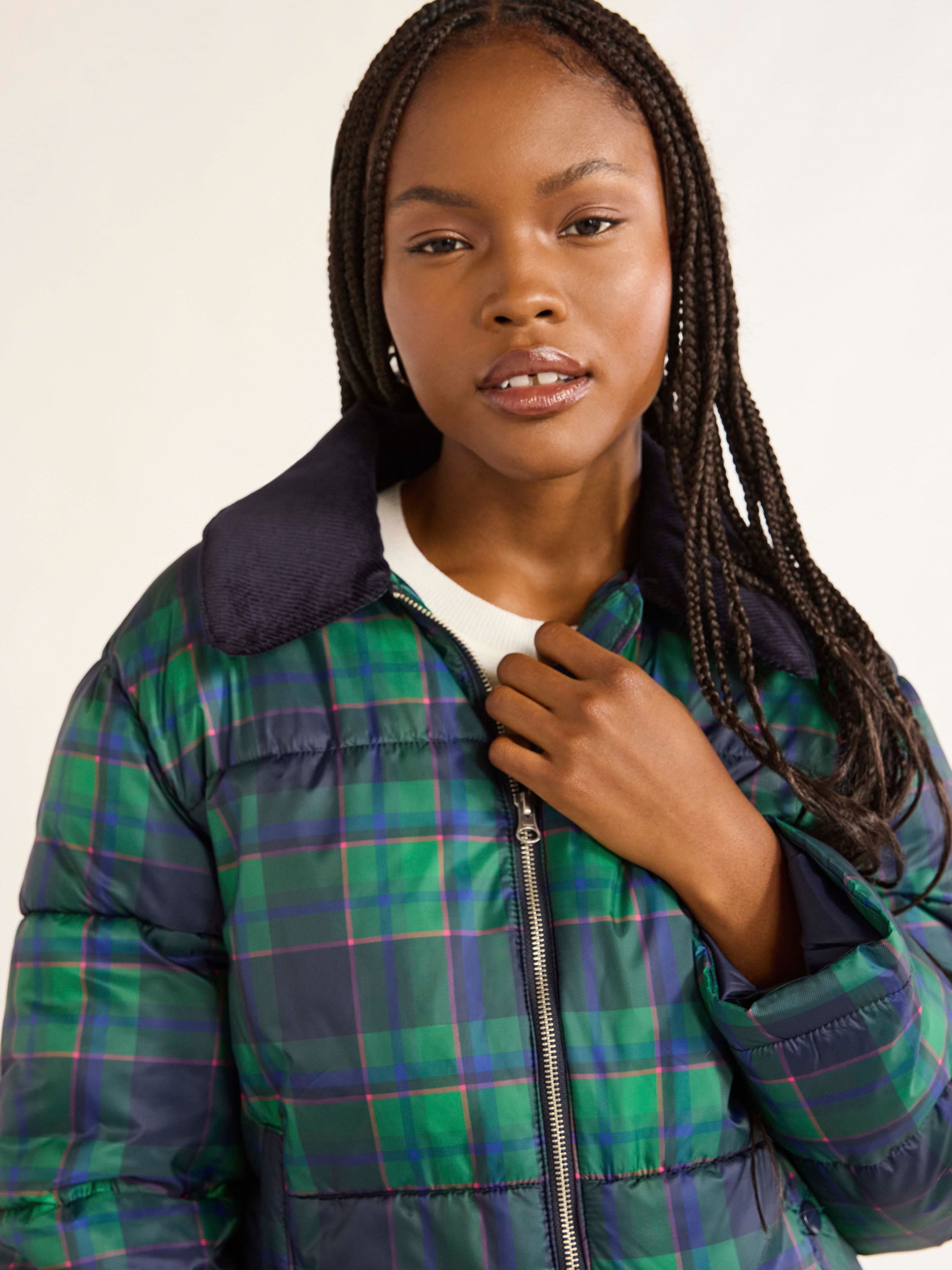 Free Assembly Women's and Women's Plus Short Puffer Jacket, Sizes XS-4X