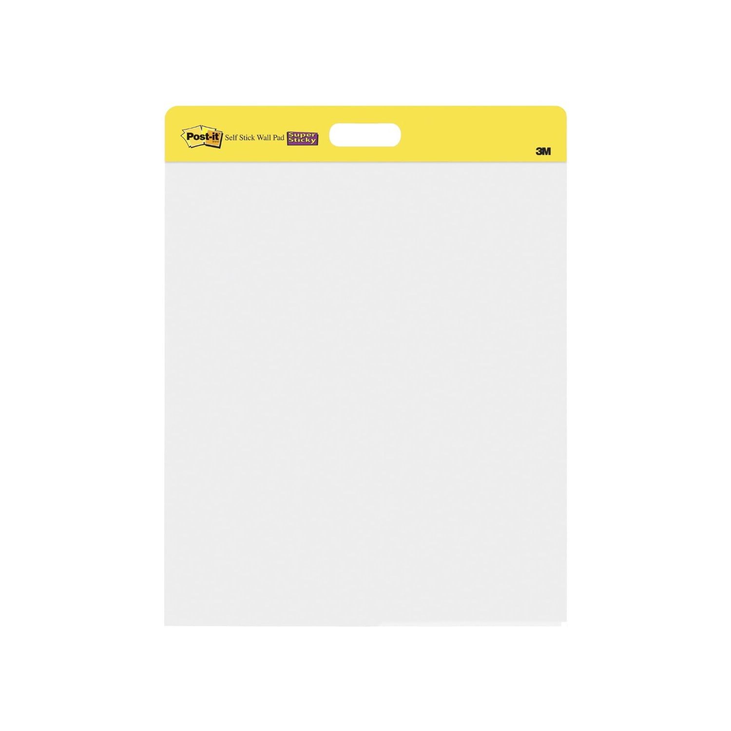Post-it Wall Pad Easel Pad w/ Bonus Command Strips, 20 in. x 23 in., 2 Pads