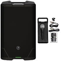 Mackie SRT215 15" 1600 Watt Powered Active DJ PA Speaker w/Bluetooth Microphone