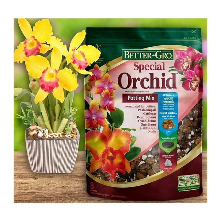 ママボクサー Perfectionist Pro 30ml×4本 Better-Gro Special Orchid Potting Blend Mixture, Fir Bark Mix, 4