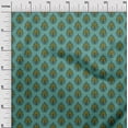 thumbnail image 2 of oneOone Polyester Lycra Fabric Leaves|Floral & Paisley Block Print Sewing Fabric BTY 56 Inch Wide, 2 of 4