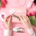 thumbnail image 5 of Uxcell 3/8" W x 100 Yards Polyester Satin Ribbon, Perfect for Craft Wedding Decor Party Hair Bow, Dark Brown, 5 of 6