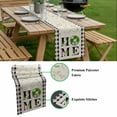 thumbnail image 5 of Rustic Home Table Runner - 60 Inch Long, Kitchen Dining Table Runner Dresser Scarves, Eucalyptus Leaves Floral Beige Buffalo Plaid Farmhouse Decor for Coffee Tables Wedding Party Banquet, 5 of 8