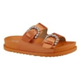 thumbnail image 5 of 【FAX-1】Women's Buckle Slides Women's Slides-Sandals Double Buckle Slip on Adjustable Sandals Waterproof Swim Pool Bath Shower Shoes for Women Comfortable Non Slip Footwear Walking Shoes Tsinelas, 5 of 6
