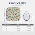 thumbnail image 3 of Daiia Mushroom House Insect Frog 2PCS Car Windshield Sun Shade, Foldable Sun Shield for Car Front Window, Auto Sun Blocker Visor Protector Universal for Truck SUV Pickup-Medium, 3 of 7