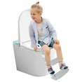 thumbnail image 4 of Dznils Potty Training Toilet Seat with Anti-Slip Ladder, Foldable & Adjustable Height, Toddler 12+ Months, Unisex, Gray, 4 of 16