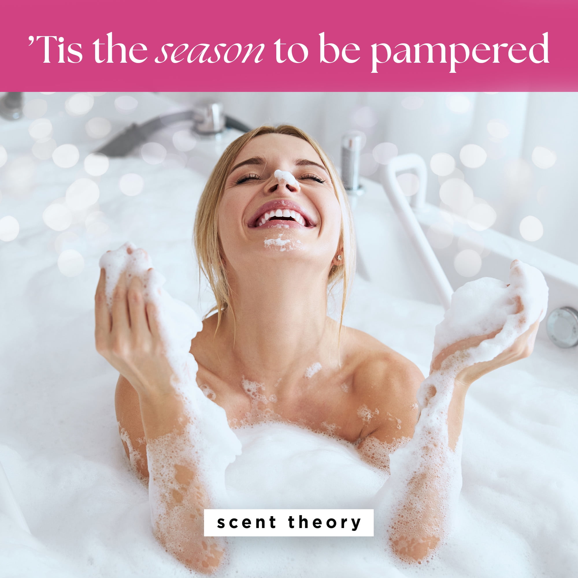 Scent Theory Candied Berries Holiday Bath Gift Set, 5 Piece