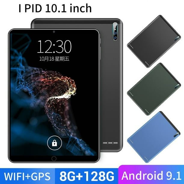 10 1 Inch Hd Game Tablet Computer 8 128g Pc Android 9 1 Ten Core Gps Wifi Camera Gaming Tablet Computer Kids Gift Silver Walmart Com