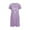 Purple-2, variant on Aofany Womens Nightshirts & Gowns Short Sleeve Sleepshirt Scoopneck Cute Nightdress Comfy Nightgown Dress with Pockets
