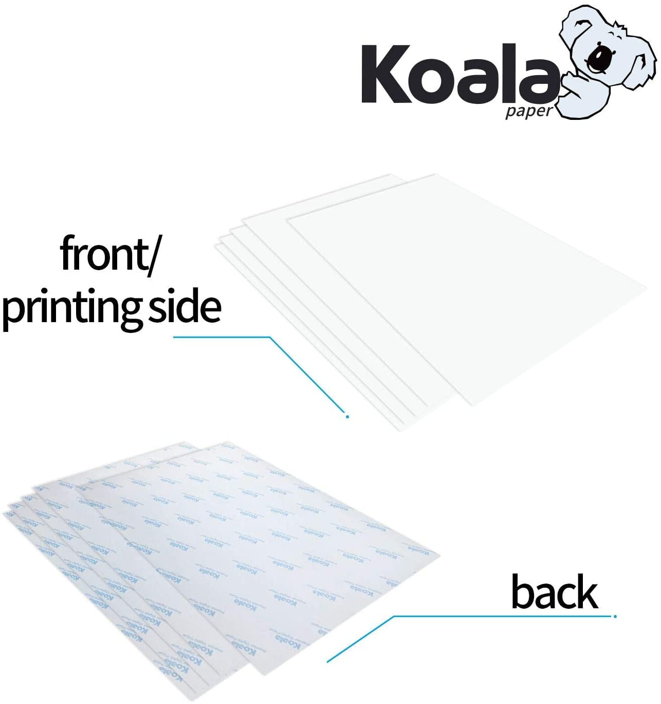 Lot 20-200 Koala Iron On Heat Transfer Paper Dark, Light T-shirt Inkjet  Printer – ASA College: Florida