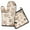 Shiba Inu-1, variant on Shiba Inu Kitchen Oven Mitt and Pot Holder Sets 2 Pcs for Baking, Cooking and Grilling, Heat Resistant Up To 392 °F