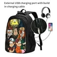 thumbnail image 2 of Gravity Falls Travel Backpack With Usb Port Stylish Unisex Hiking Backpack Shoulder Bag Laptop Backpack, 2 of 7