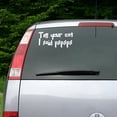 thumbnail image 4 of Weloille Car Window Decal Window Cling Funny Sticker for Outside Window of Vehicles Automotive, 4 of 7