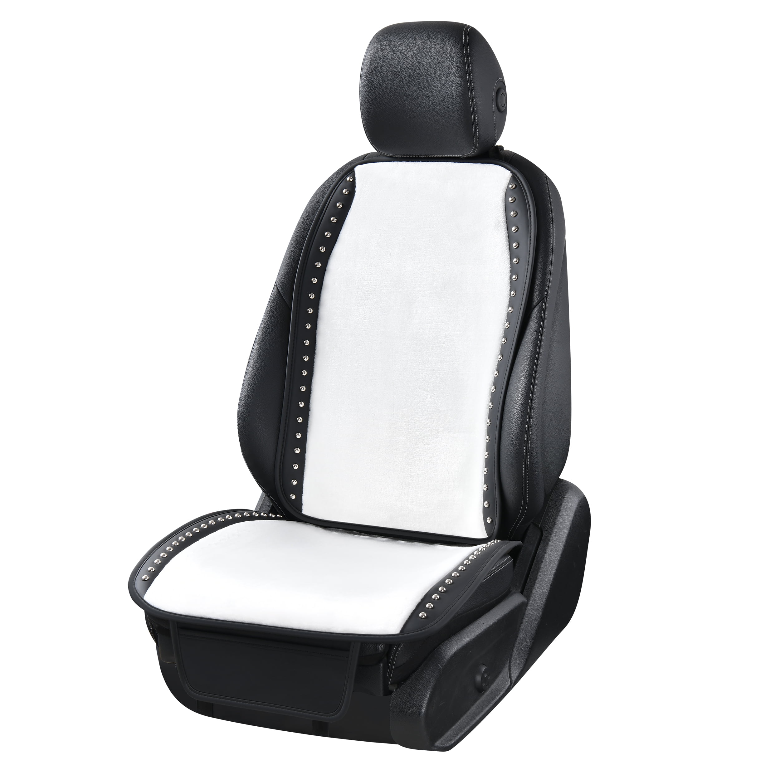 Carshaping Universal Fit Car Seat Covers, Soft Velvet With Leather