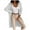 White, variant on Womens Sweatshirts Crewneck Loose Fitting Tops Womens Solid Color Cardigan Wool Sweater Pocket Recreational Long Sleeve Tops Women Cardigans Sweater Hoodies Clearance Sale