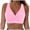 Pink, variant on Gubotare Twist Knot Bikini Top for Women V Neck Push Up Padded Swimsuit Adjustable Straps Bathing Suit Swim Tops Only (Pink,XXL)