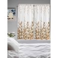 thumbnail image 3 of Eucalyptus Leaves Bathroom Window Curtain, Spring Plants Country Yellow Light Filtering Coffee Kitchen Curtains, Bedroom Living Room Curtains 2 Panel 84"x63", 3 of 6