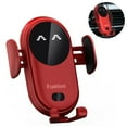 thumbnail image 2 of Cargador inalámbrico para automóvil Vhermosa inducción inteligente S11 Rojo con soporte de ventosa, 2 of 8