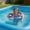 Multicolor-1A, variant on MMJ US Independence Day Flag Swim Ring Inflatable Pool Float with Handles Extra Thick Anti Roll for Adults and Teens 24 28 32 36in