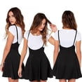 thumbnail image 1 of Robe Patineuse Plissée à Bretelles Taille Haute pour Femmes, 1 of 3