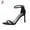 Black G, variant on TUOBARR Womens Heeled Sandals, Women's Open Toe Ankle Strap Heel Dress Sandals, Wedding Party Shoes, Summer Elegant White Lace Bow Sandals White A