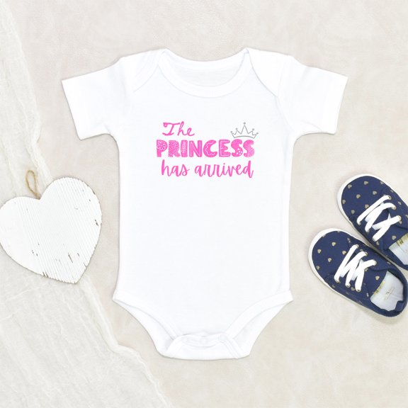 Cute Princess Baby Clothes - Princess Has Arrived Baby Clothing - Newborn Baby Clothes - Cute Baby Clothing
