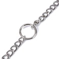 thumbnail image 3 of 3Pcs Dog Leash Two Way Dog Walking Lead Leash Double-End Hauling Cable Iron Chain Pulling Rope Silver, 3 of 8