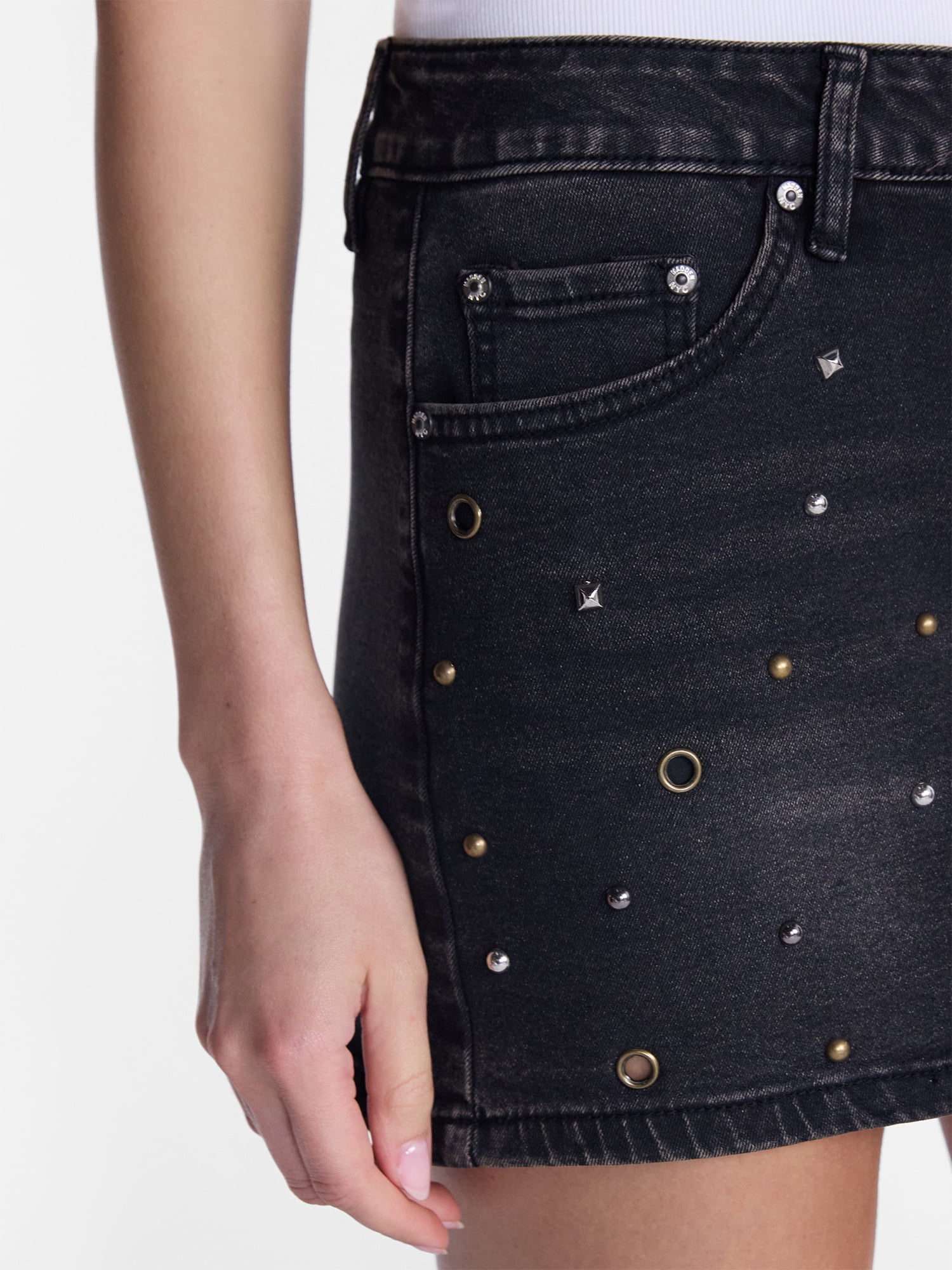 Madden NYC Women’s Grommet Mini Skort, Sizes XXS-XXL