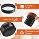 thumbnail image 3 of Frascos de vidrio Norme de 4 oz/120 ml con tapas a prueba de fugas, 36 unidades, negros, 3 of 6