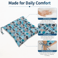 thumbnail image 2 of Chair Cushion, Seat Cushion for Garden Chair/Dining Chair/Office Chair with Ties, Soft Square Chair Cushions Pads Chair Mat Indoor Outdoor Living Room Patio(Gray,15.7x15.7in), 2 of 11