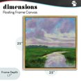 thumbnail image 4 of Stupell Industries Rustic Lodge Marsh Creek Under Serene Clouds Gold Floating Frame Canvas Art, 25 x 25, by Carson Overstreet, 4 of 8