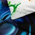 thumbnail image 5 of NTBED Game Console Comforter Set for Boys Girls Kids Space Universe Gaming Lightweight Microfiber Gamer Bedding Sets (Multi, Queen 5Pcs), 5 of 6