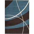 thumbnail image 1 of Tapis ECARPETGALLERY Cosi Bleu & Brun, 1 of 9