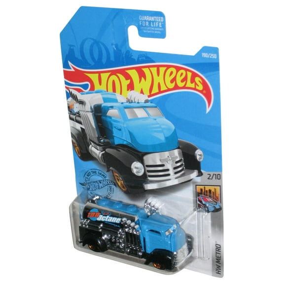 Hot Wheels HW Metro 2/10 (2017) Blue & Silver Fast Gassin' Toy Truck 190/250