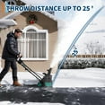 thumbnail image 4 of Garvee Souffleuse à Neige Électrique de 20 Pouces avec Fil, Moteur de 15 Ampères, Distance de Projection de 25 Pi, Rotation à 180°, Verte, 4 of 10