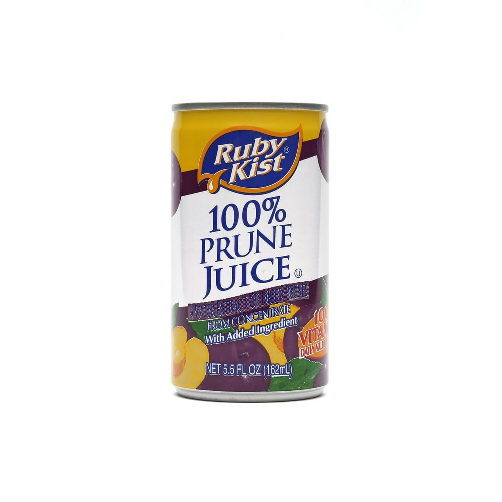 48 PACKS Prune Aluminum Can, Juice 5.5 Ounce.