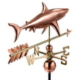 thumbnail image 5 of Good Directions Shark with Arrow Weathervane, Pure Copper - 33"L, 5 of 5